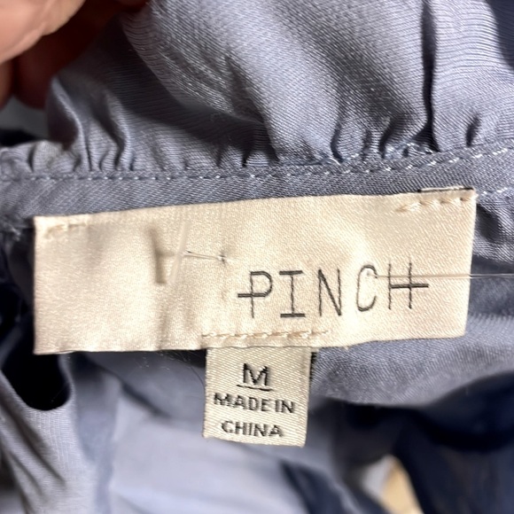 PINCH women’s mini dress swing tiered style sleeveless halter style light blue M - Picture 8 of 12